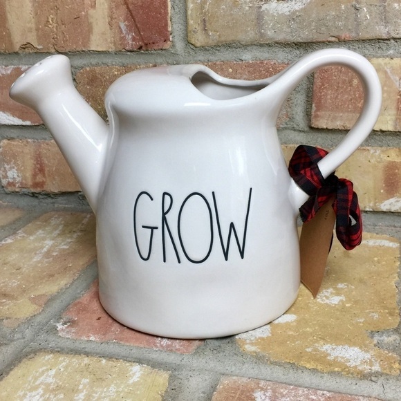 Rae Dunn Other - Rae Dunn GROW Ceramic Plant Watering Can